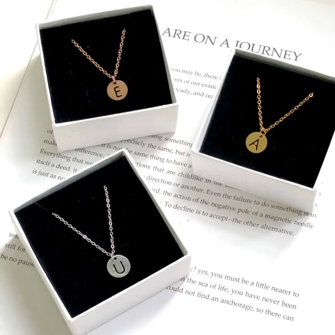 Initial Necklace Gold (A-Z)