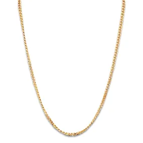 Jaime 3mm Cuban Link Chain Necklace