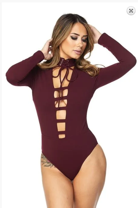 Lace Up Bodysuit