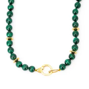 Malachite Beaded Necklace