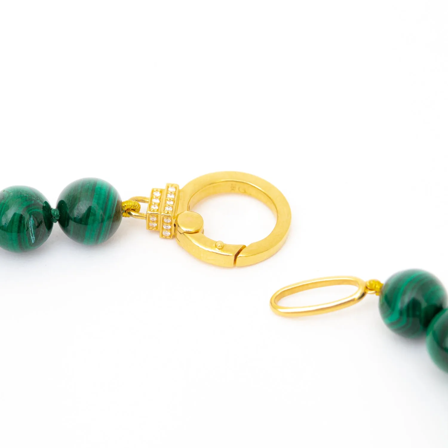 Malachite Beaded Necklace