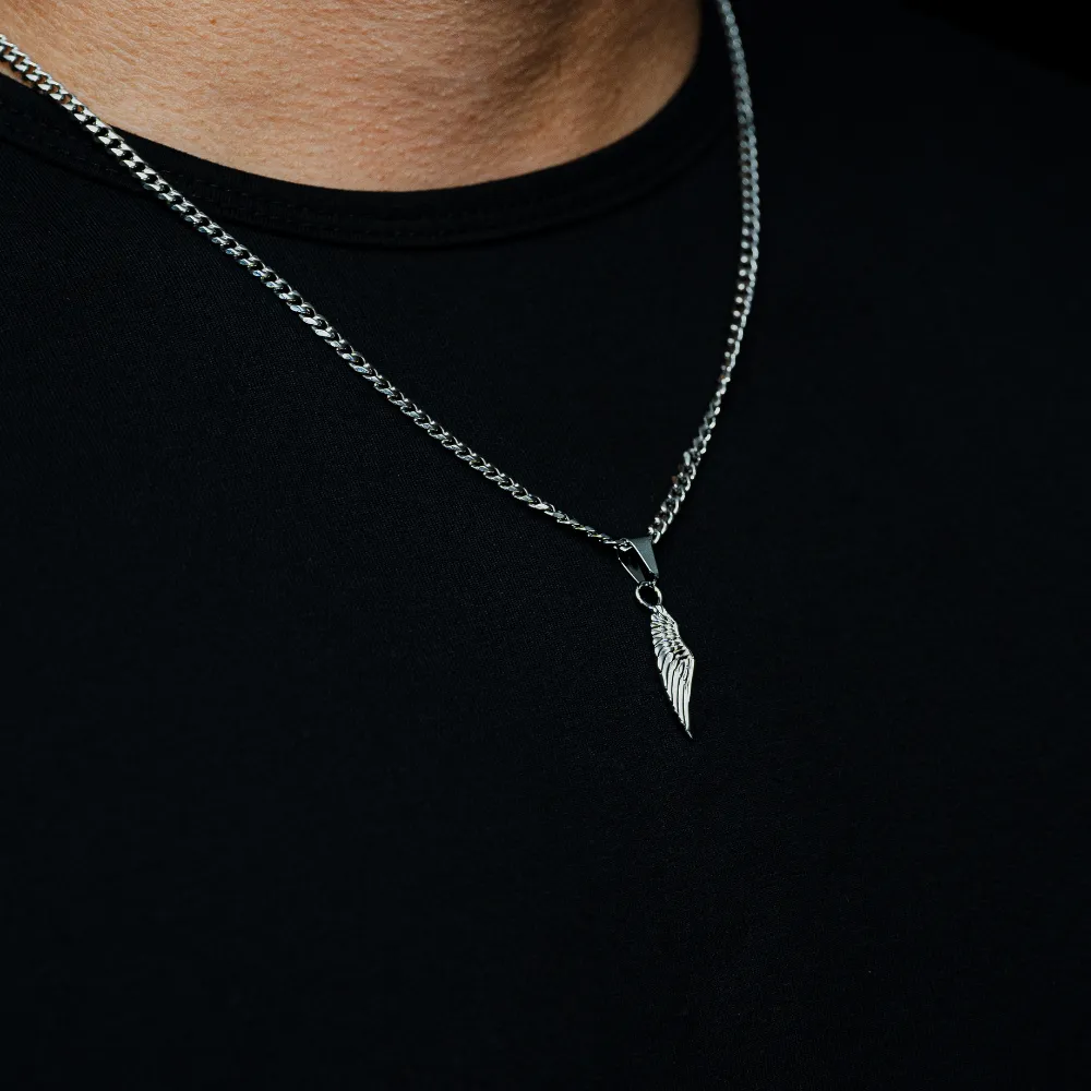 Mini Wing Pendant - Sterling Silver