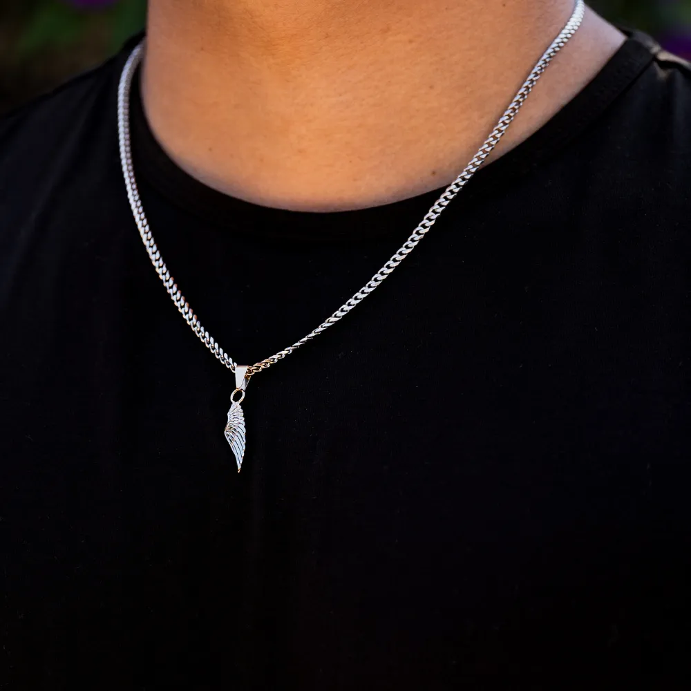 Mini Wing Pendant - Sterling Silver