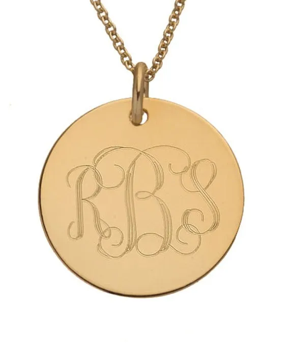 Monogram Initials Necklace