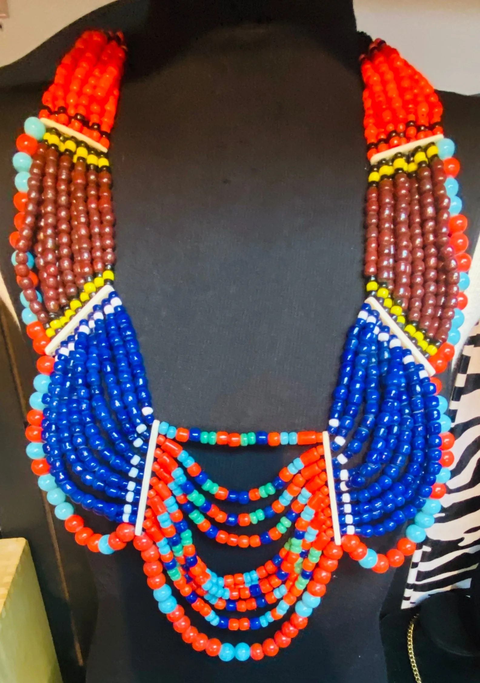 Multi-Layered Beaded Necklace