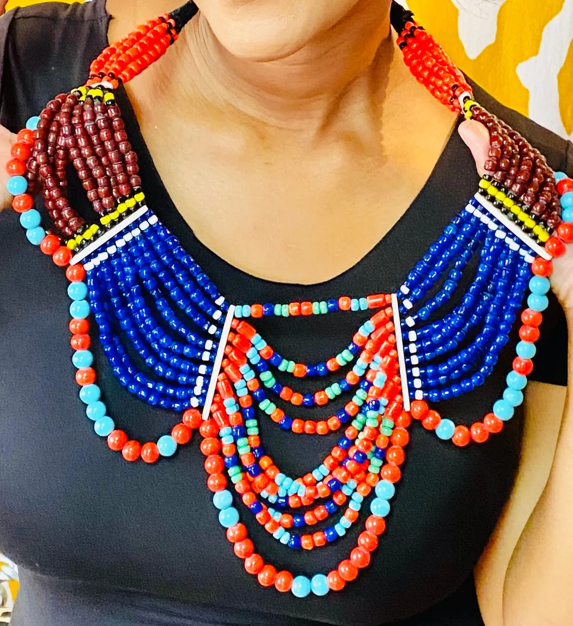 Multi-Layered Beaded Necklace