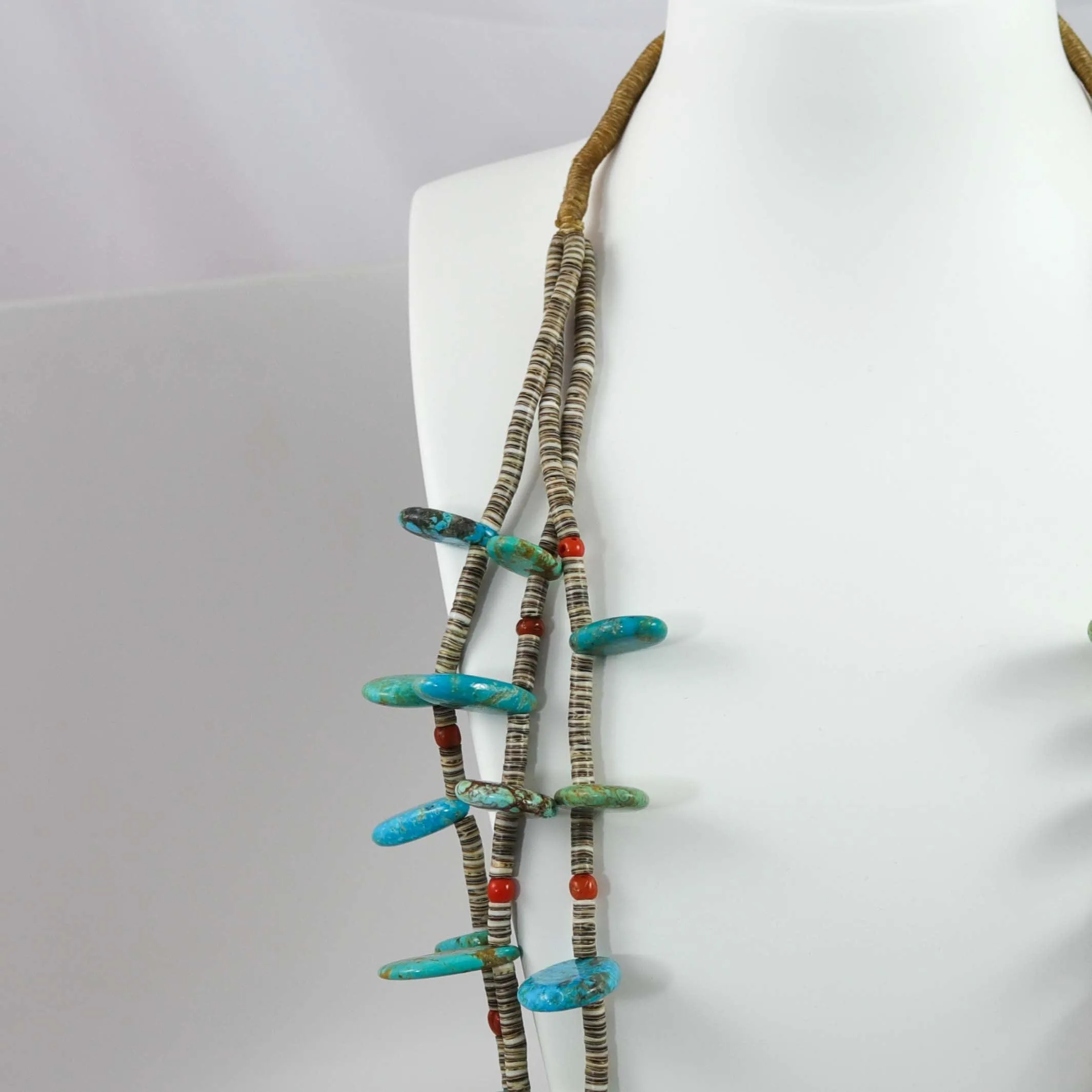 Multi-Stone Tab Necklace