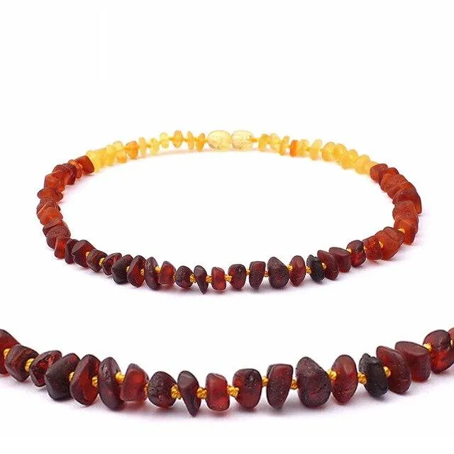 Natural Amber Stone Bead Accessory Necklace