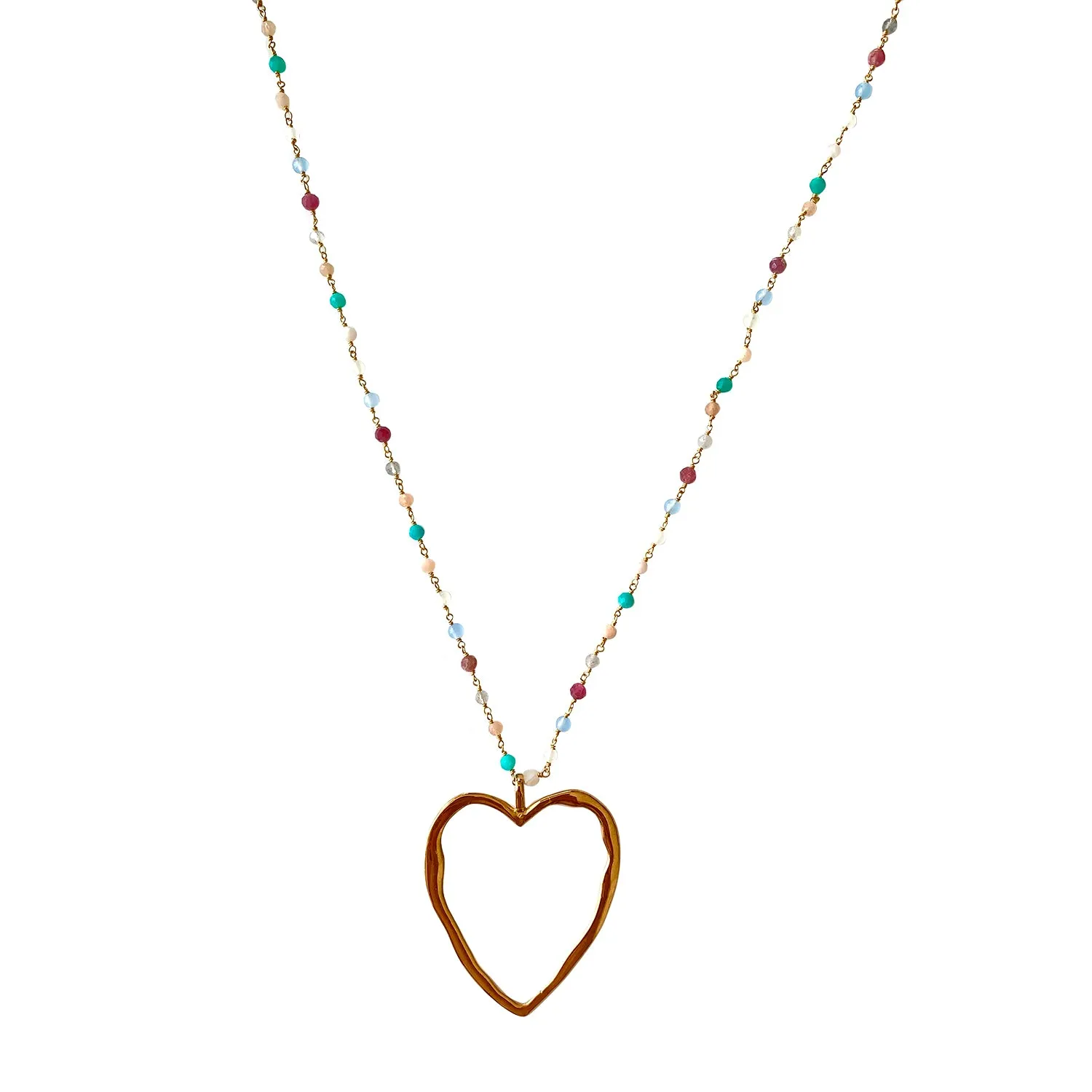 NECKLACE BIG LOVE MULTI