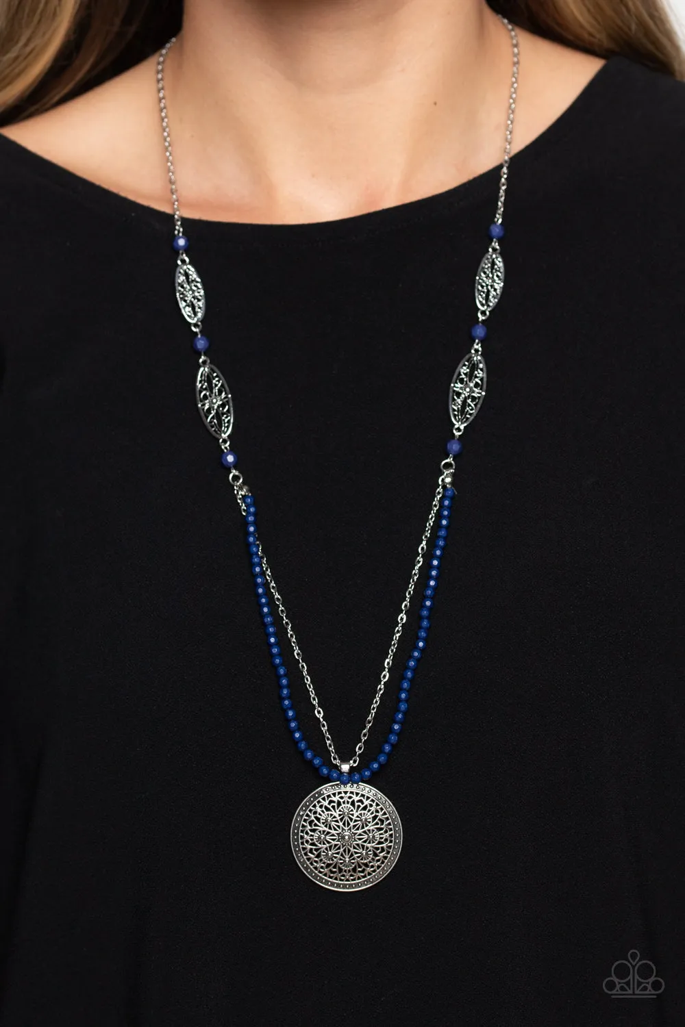 Paparazzi Garden of Grace - Blue Necklace