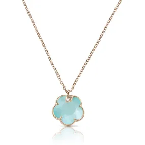 Pasquale Bruni - Petit Joli - Pendant Necklace, 18K Rose Gold, Turquoise and White Moonstone Doublet, Diamonds