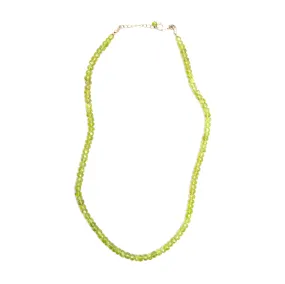 Peridot - Beaded Necklace