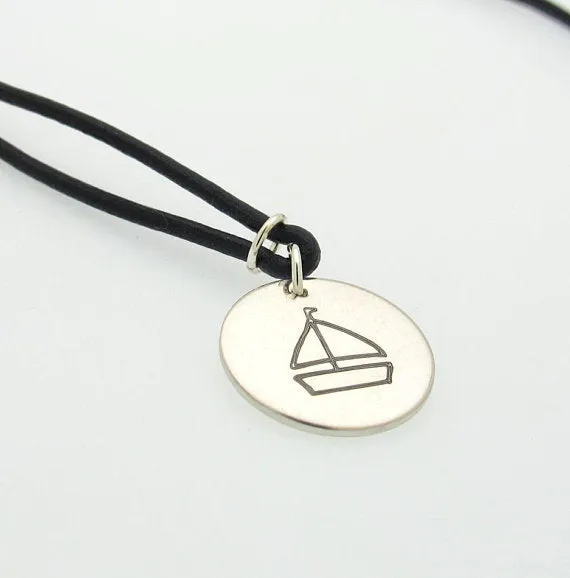 Personalized Leather Necklace - Boyfriend Gift