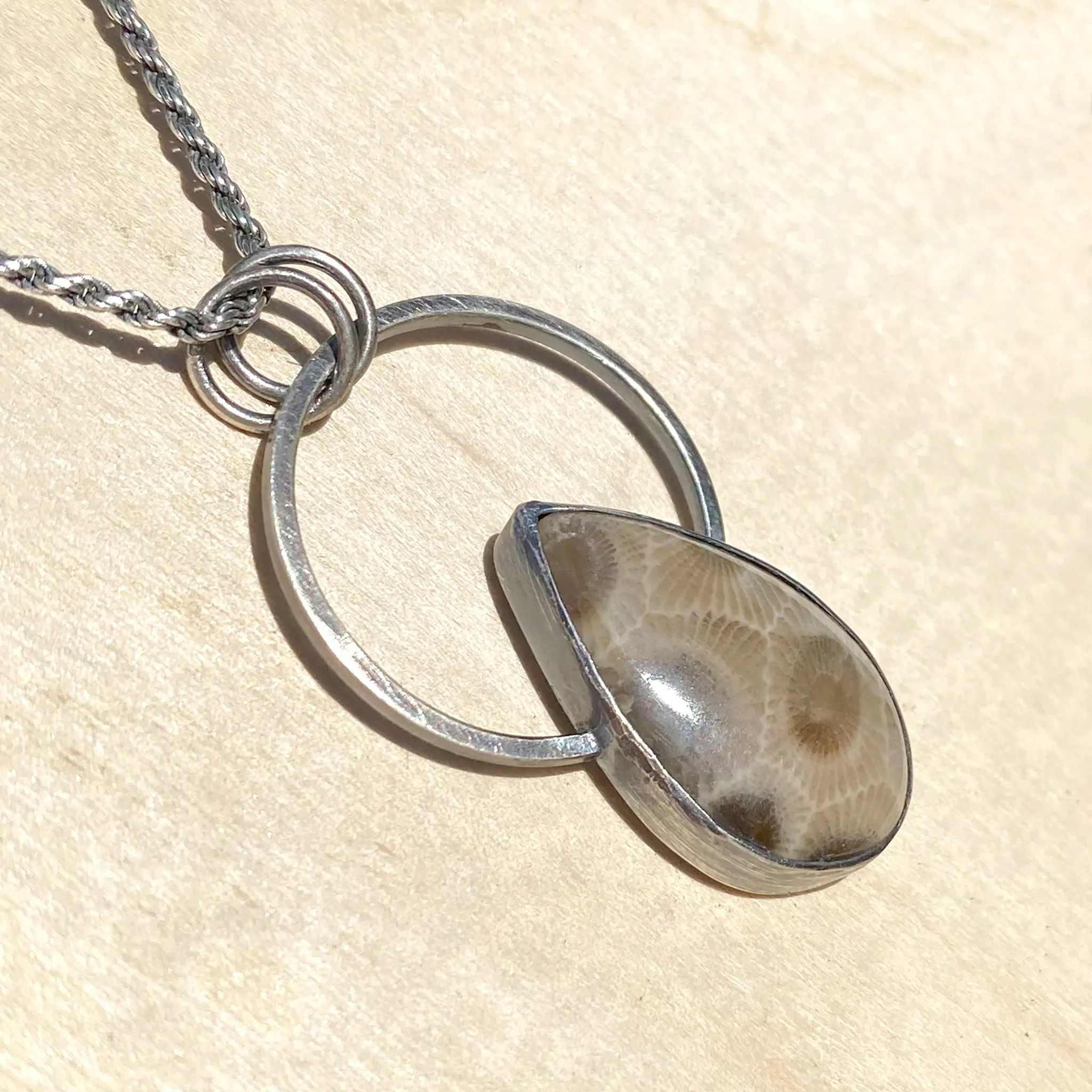 Petoskey Stone Pendant Necklace