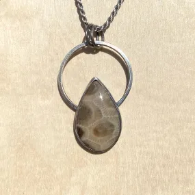 Petoskey Stone Pendant Necklace