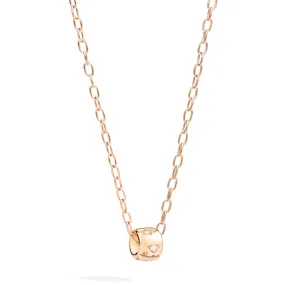 Pomellato - Iconica - Pendant 18K Rose Gold and Diamonds with Chain