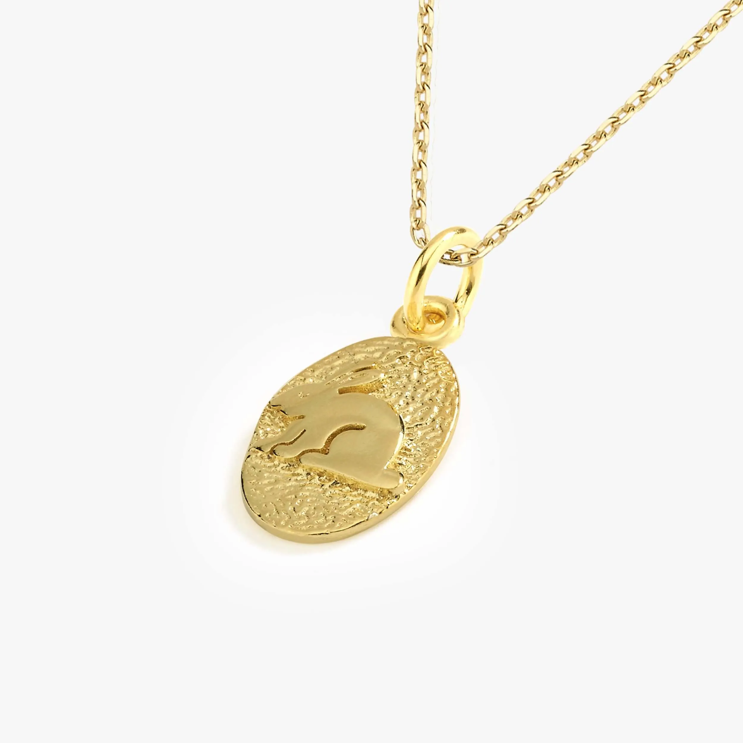 Rabbit Necklace | 14K Gold Vermeil