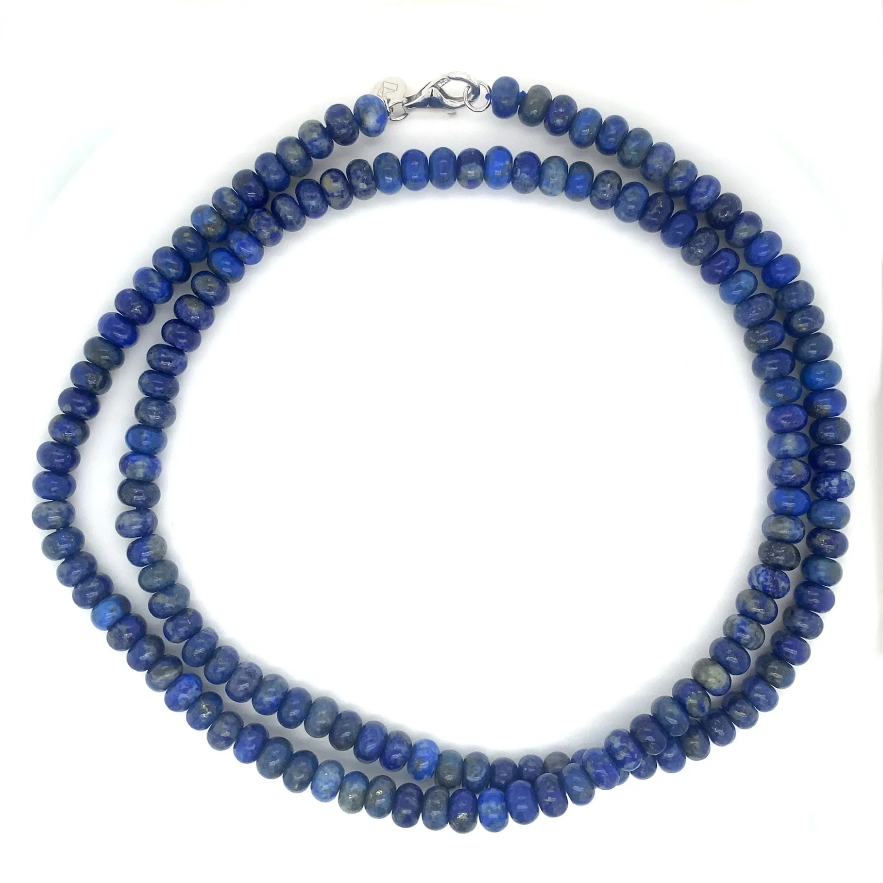 Rondelle Beaded Gemstone Necklace