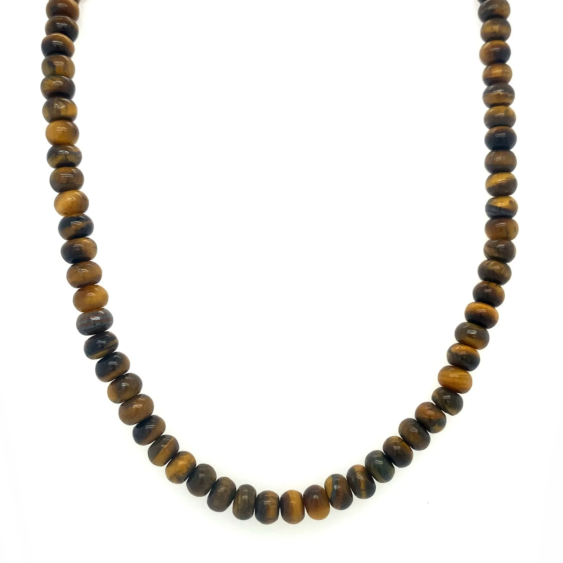 Rondelle Beaded Gemstone Necklace