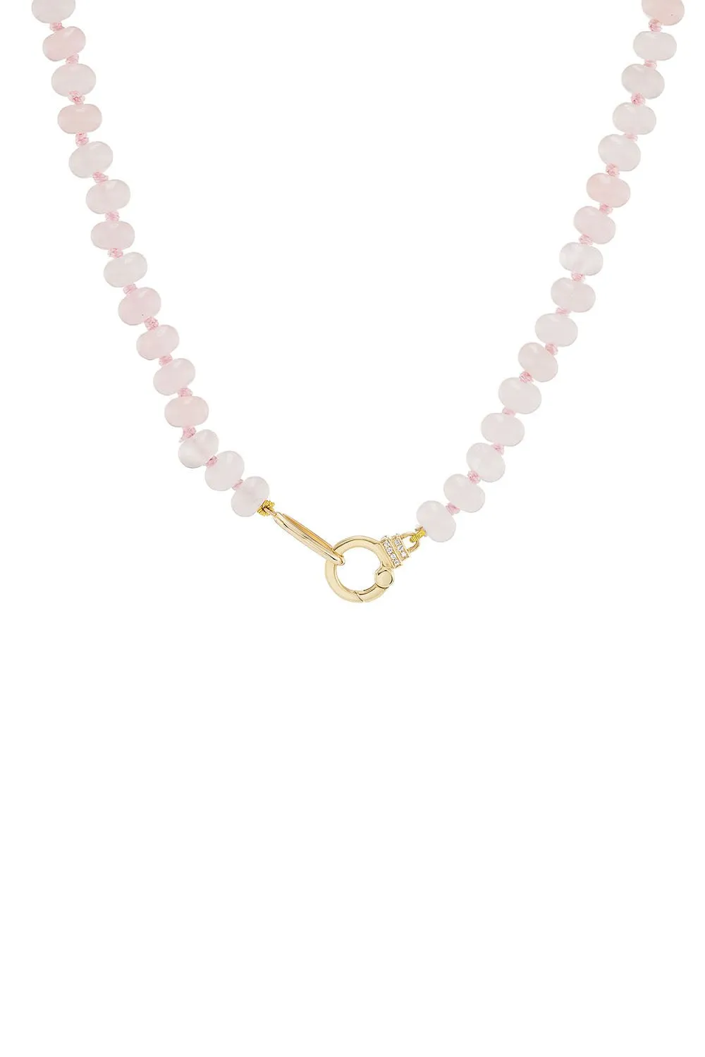 Rose Quartz Beaded Necklace