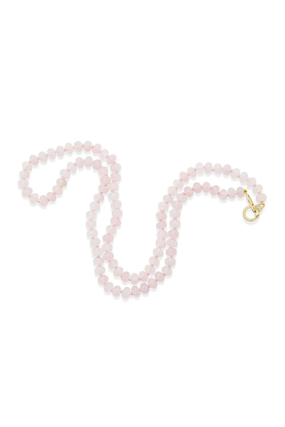 Rose Quartz Beaded Necklace