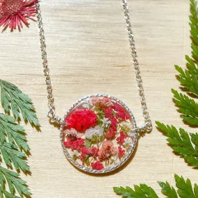 Ruby Botanical Garden Necklace - BG71