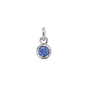 September Birthstone Charm | Sterling Silver