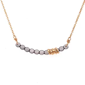 Short Bead Bar Necklace (N1146)