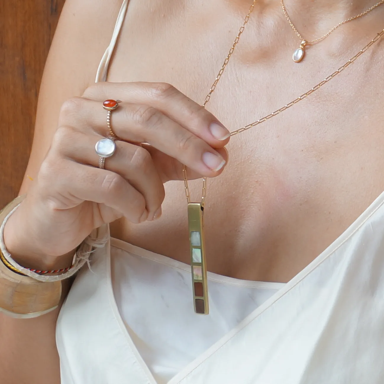 Sisu Block Pendant Necklace