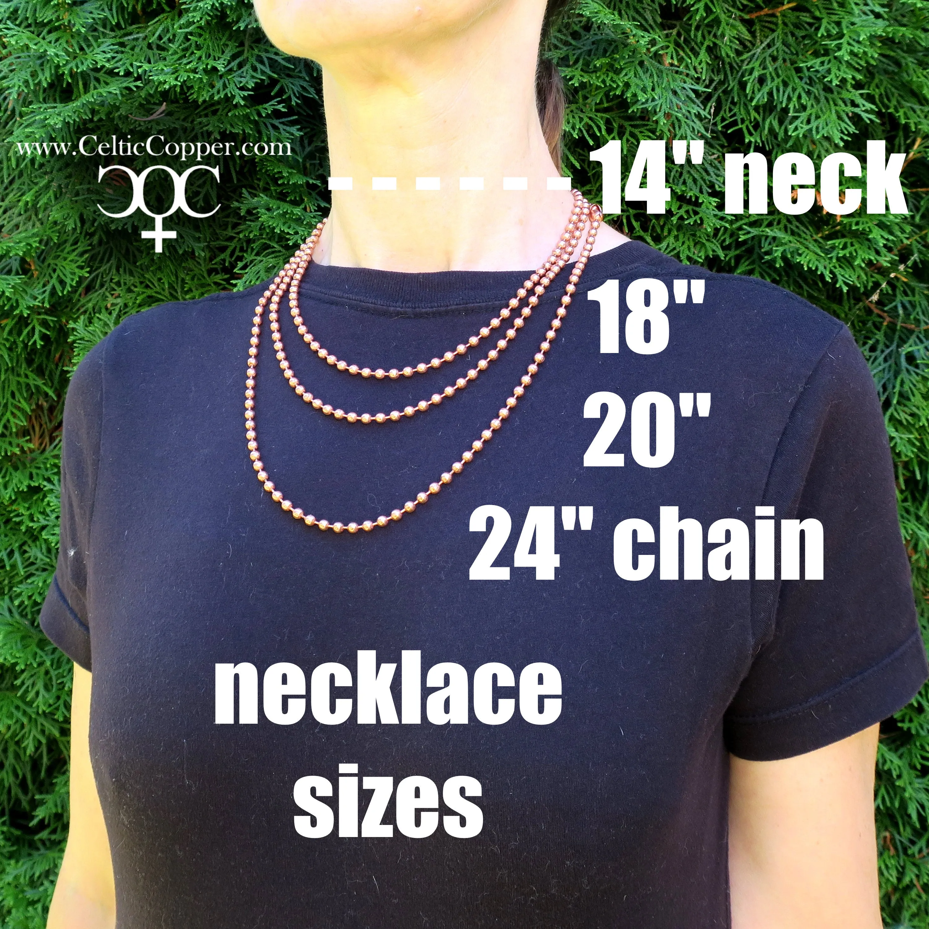 Solid Copper Necklace Chain Fine 3mm Cuban Curb Chain Necklace NC71 Solid Copper Chain Necklace 18