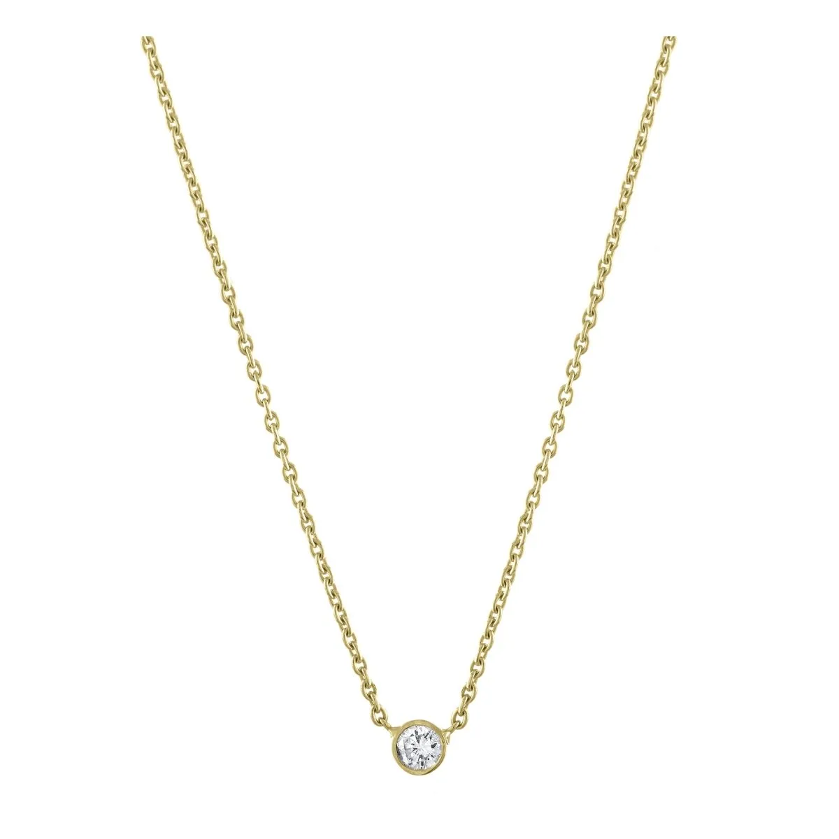 Solitaire Diamond Necklace