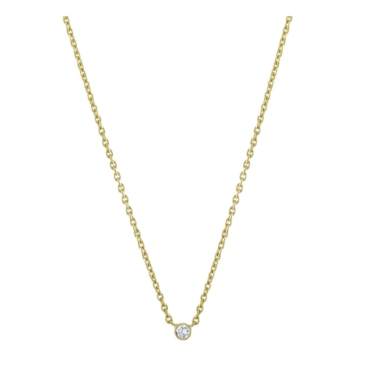 Solitaire Diamond Necklace