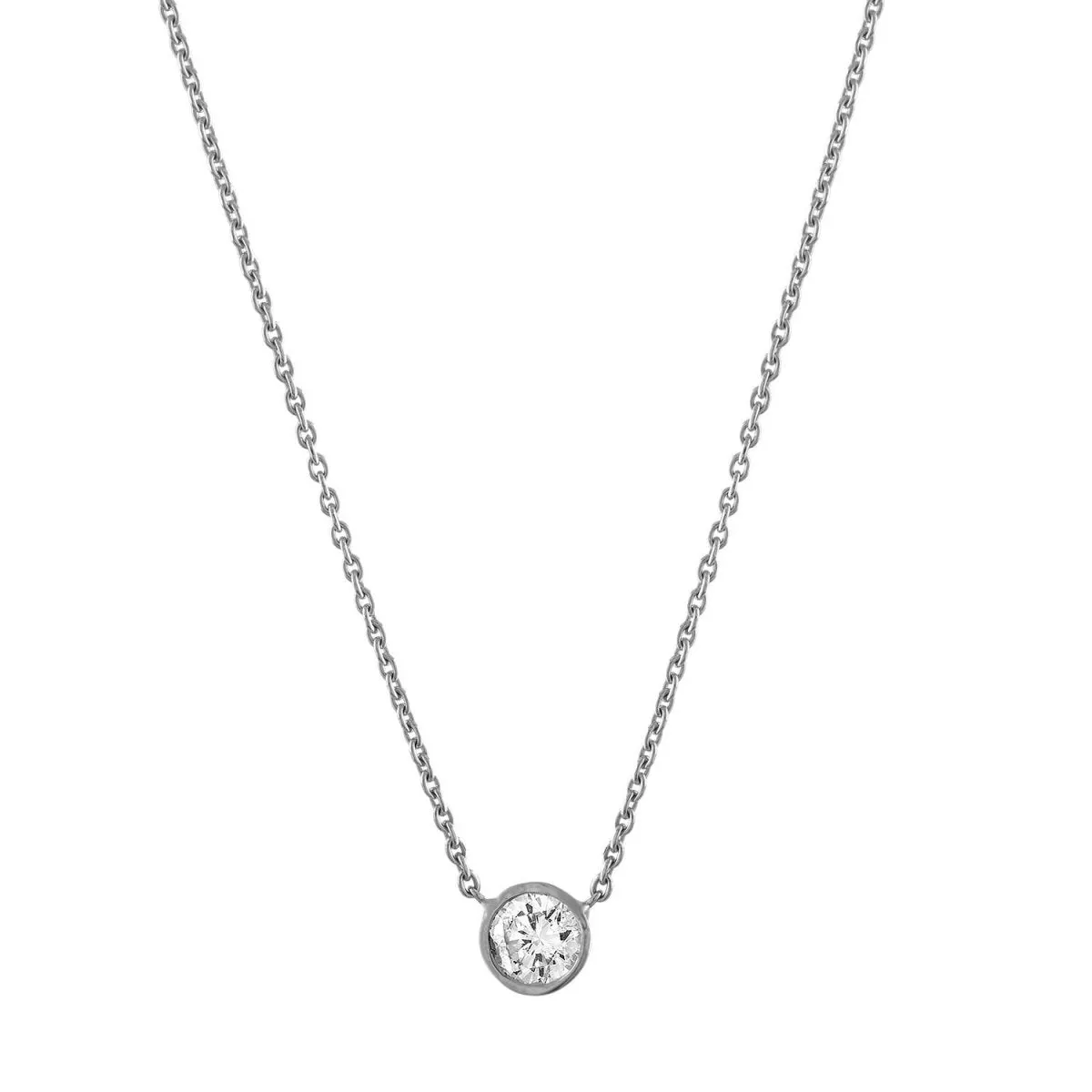 Solitaire Diamond Necklace