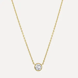 Solitaire Diamond Necklace