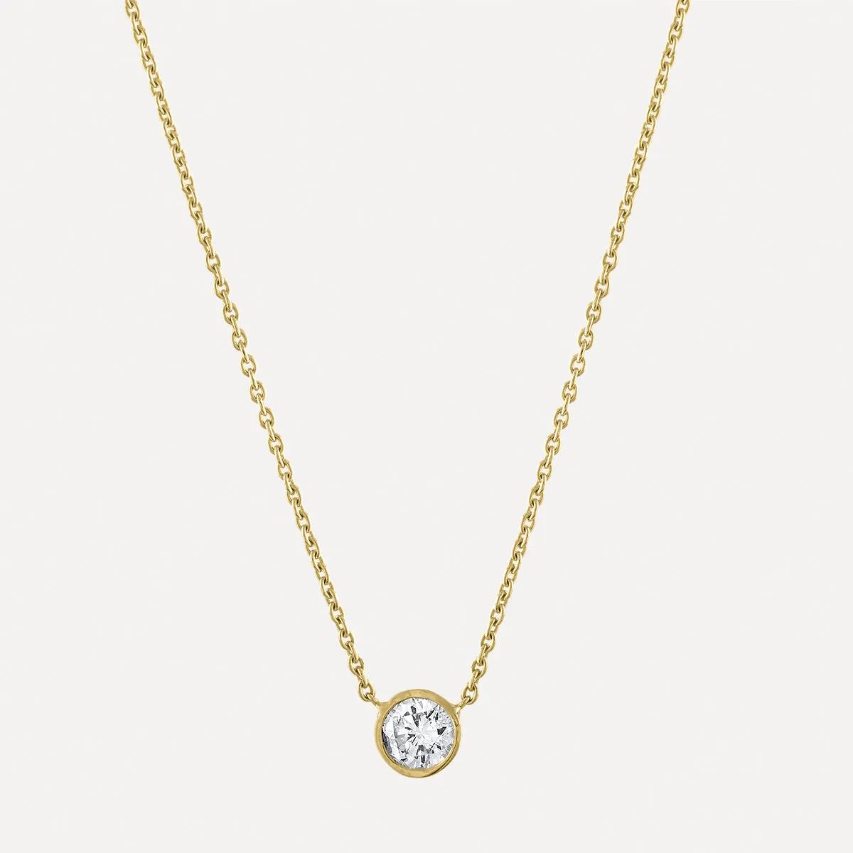 Solitaire Diamond Necklace