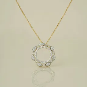 Taj Halo Pendant Necklace