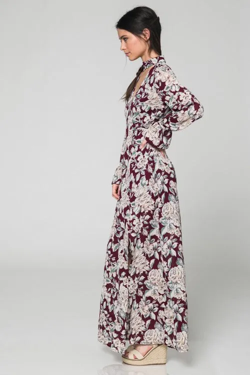 Take Me To Napa Maxi Floral Dress