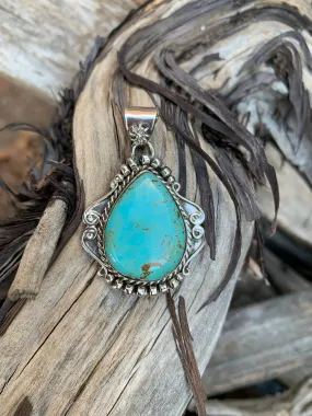 Teardrop of Turquoise Pendant