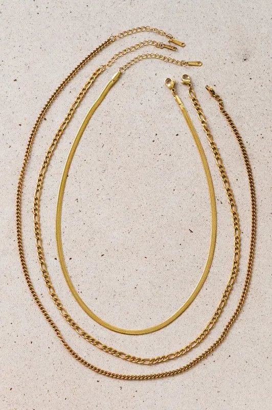 The Drew Layered Chain Necklace