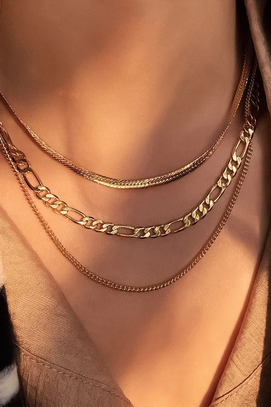 The Drew Layered Chain Necklace