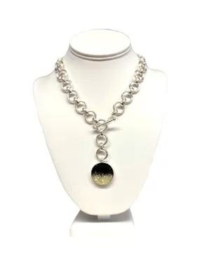 The Mediterranean Necklace - Jet & MOP