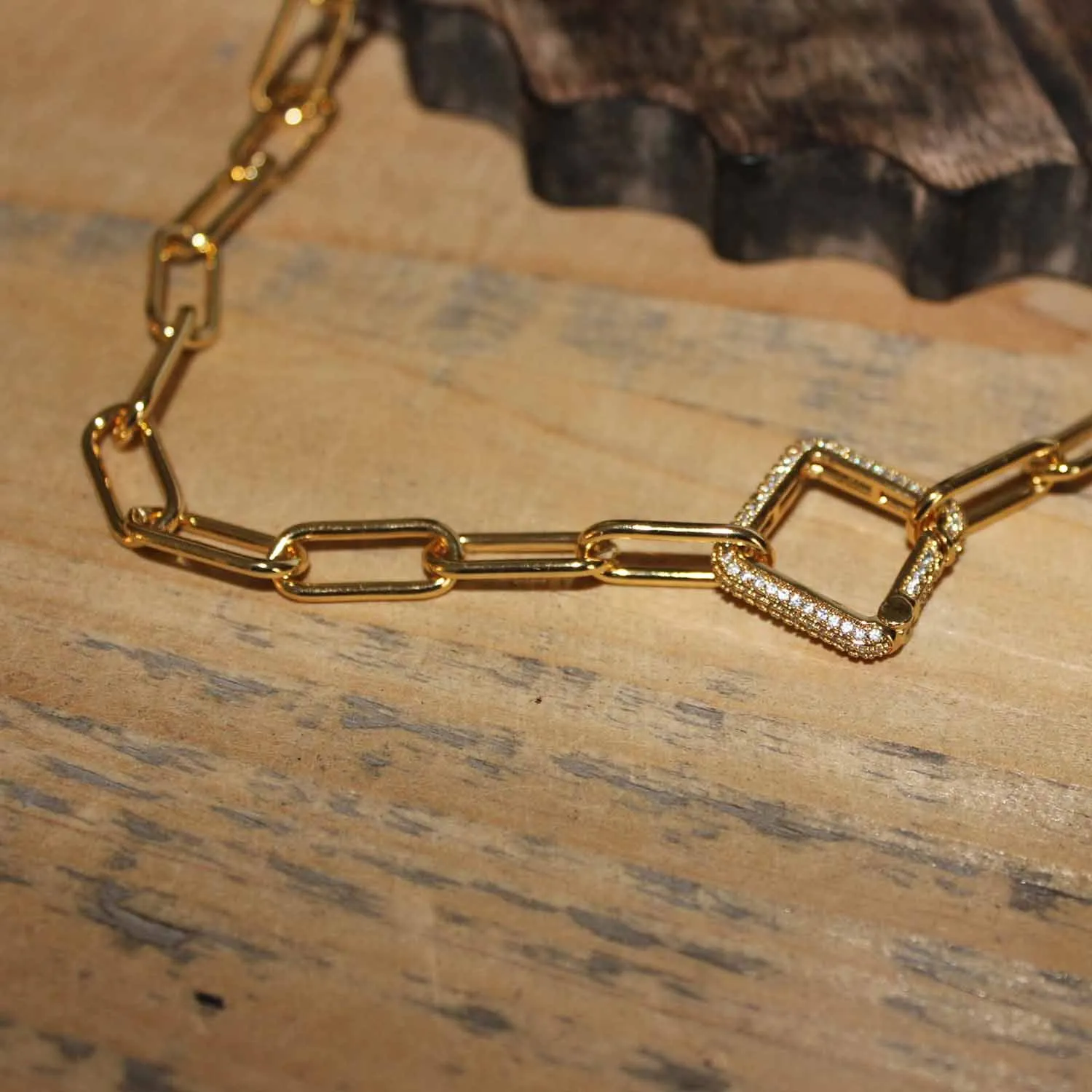 The Meika Paperclip Clasp Necklaces