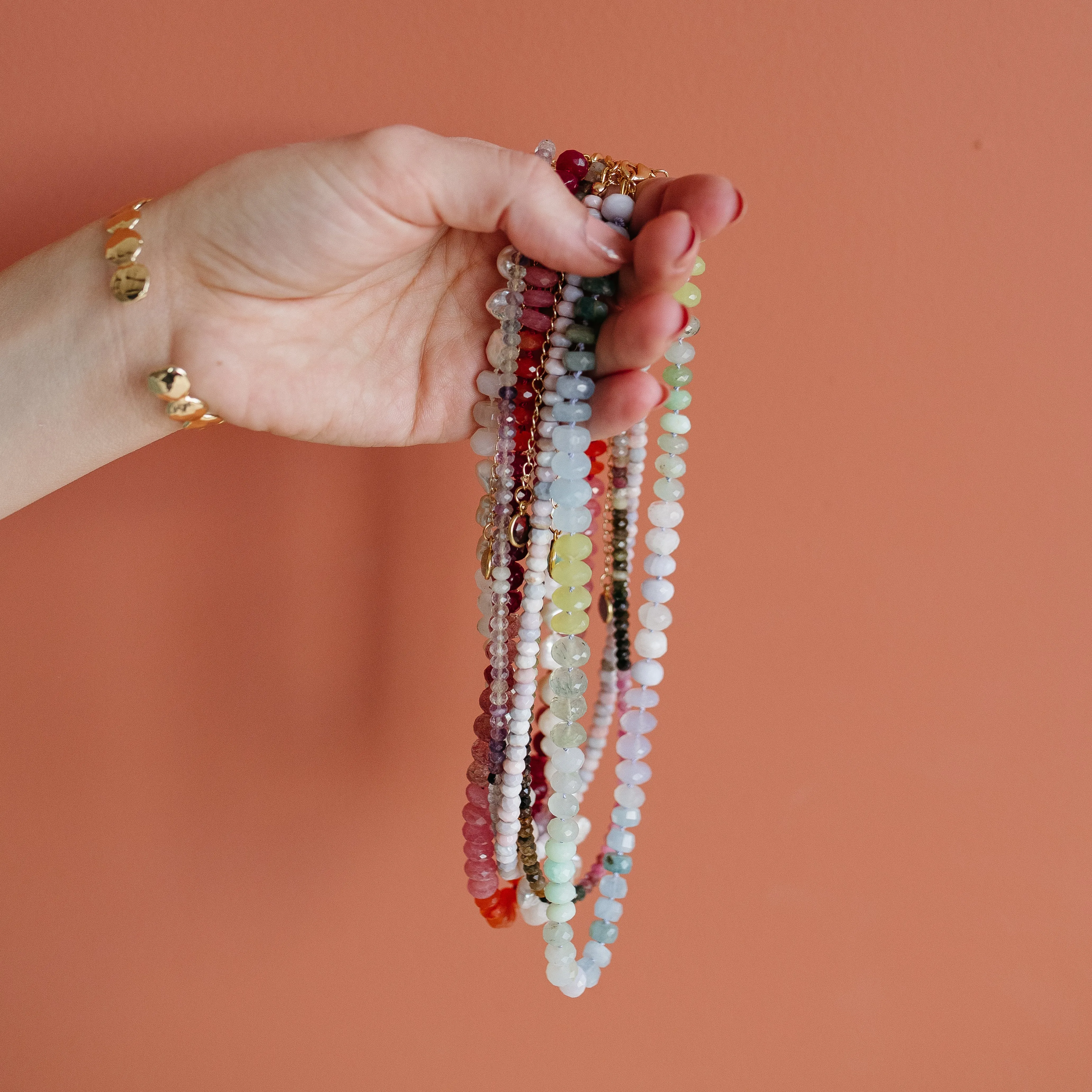 Wild Indigo Beaded Necklace