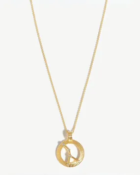 Zodiac Constellation Pendant Necklace - Cancer | 18ct Gold Plated Vermeil/Cancer